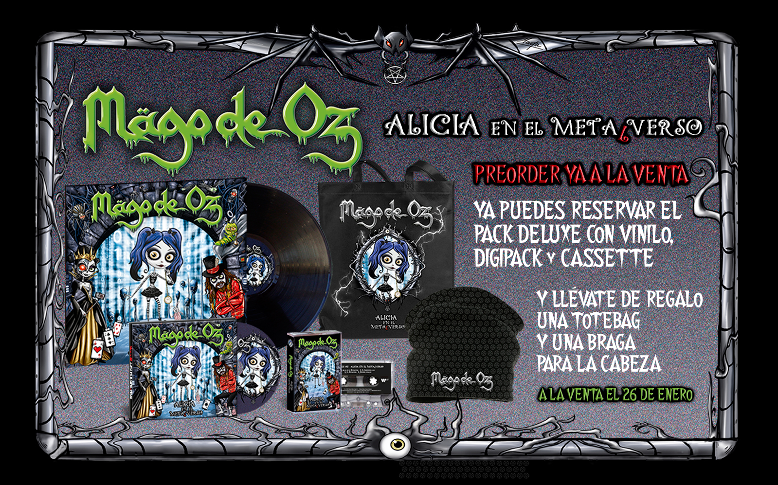 Vinilo LP Mago de Oz - Alicia en el Metalverso - Vinilo Heavy